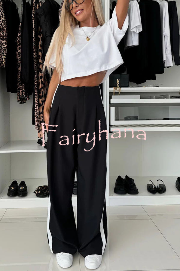 Tayshia Short Sleeve Crop Stretch T-shirt