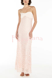 Fashionable Sequined Sexy Off-shoulder Backless Slim Maxi Dress