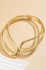 Fashion Alloy Twisted Double Layer Jewelry
