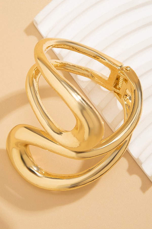 Fashion Alloy Twisted Double Layer Jewelry