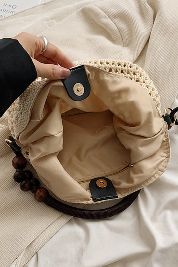Ins Style Retro Hollow Straw Bag