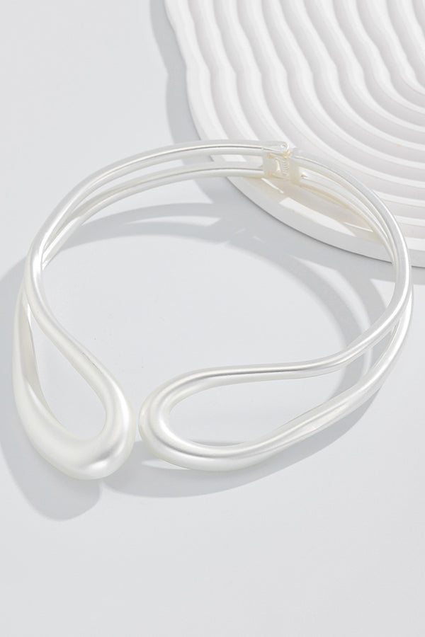 Fashion Alloy Twisted Double Layer Jewelry