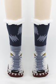 Cute Animal Thick Fleece Floor Socks