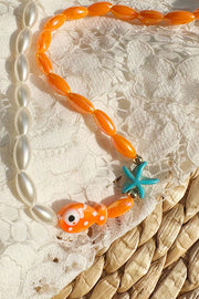 Cute Polka Dot Clownfish Necklace