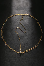 Simple Rhinestone Pendant Headdress