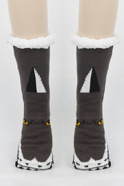 Cute Animal Thick Fleece Floor Socks