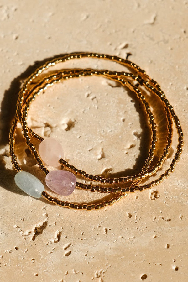 Fashion Crystal Beaded Hand-woven Bracelet