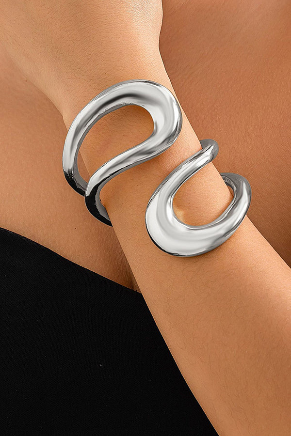 Fashion Alloy Twisted Double Layer Jewelry