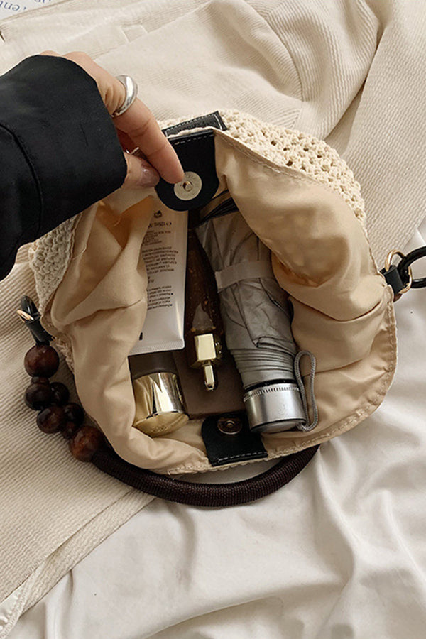 Ins Style Retro Hollow Straw Bag