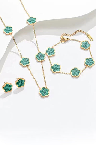 Exquisite Flower-shaped Versatile Metal Chain Jewelry