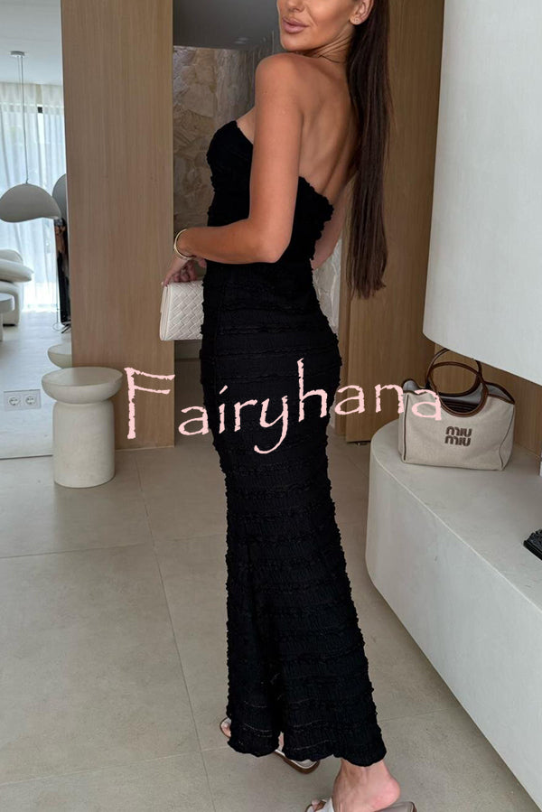 Sexy Off-shoulder Backless Slim Fit Elegant Maxi Dress