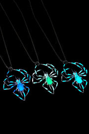 Halloween Glow-in-the-dark Spider Necklace