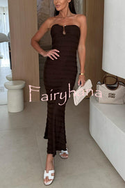 Sexy Off-shoulder Backless Slim Fit Elegant Maxi Dress