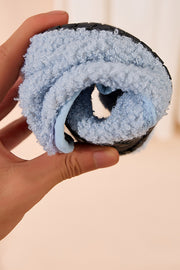 Fashionable Velcro Home Non-slip Plush Warm Snow Boots