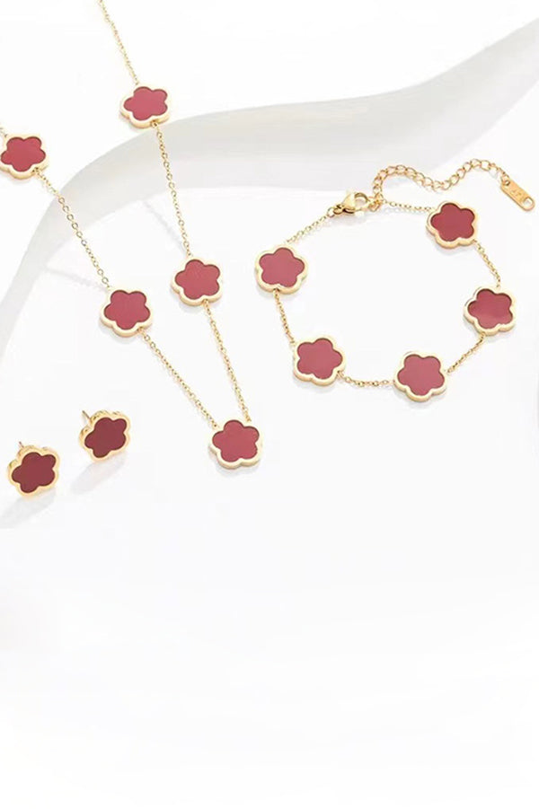 Exquisite Flower-shaped Versatile Metal Chain Jewelry