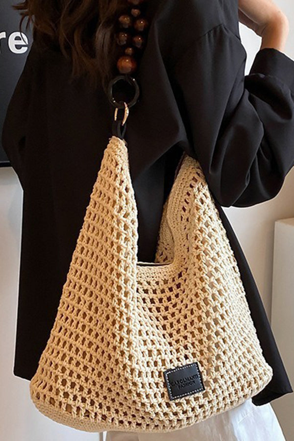 Ins Style Retro Hollow Straw Bag