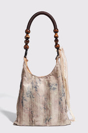 Fashion Tie-dye Rose Flower Shoulder Bag