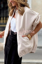 Stylish Loose-fitting Long-sleeved Pocket Casual Jacket