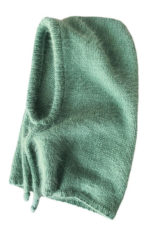 Stylish and Warm Neck Warmer One-piece Knitted Wool Hat