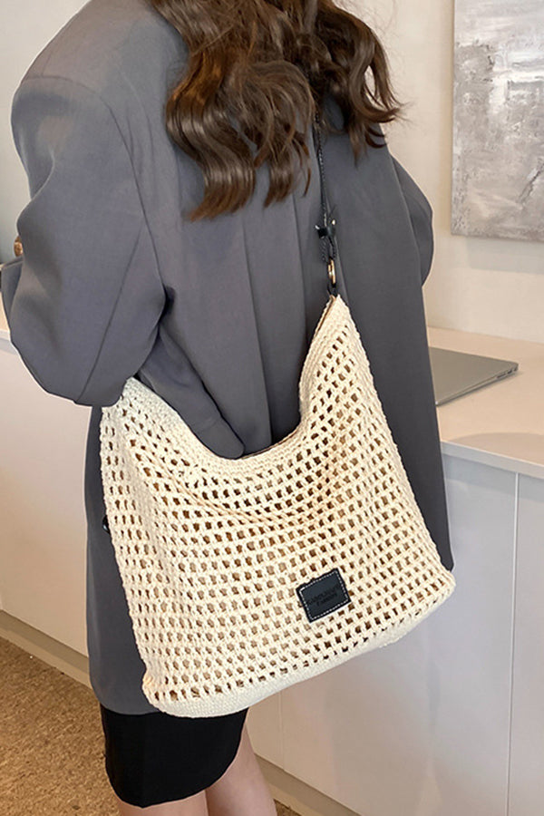 Ins Style Retro Hollow Straw Bag