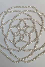 French-style Faux Pearl Openwork Hairnet