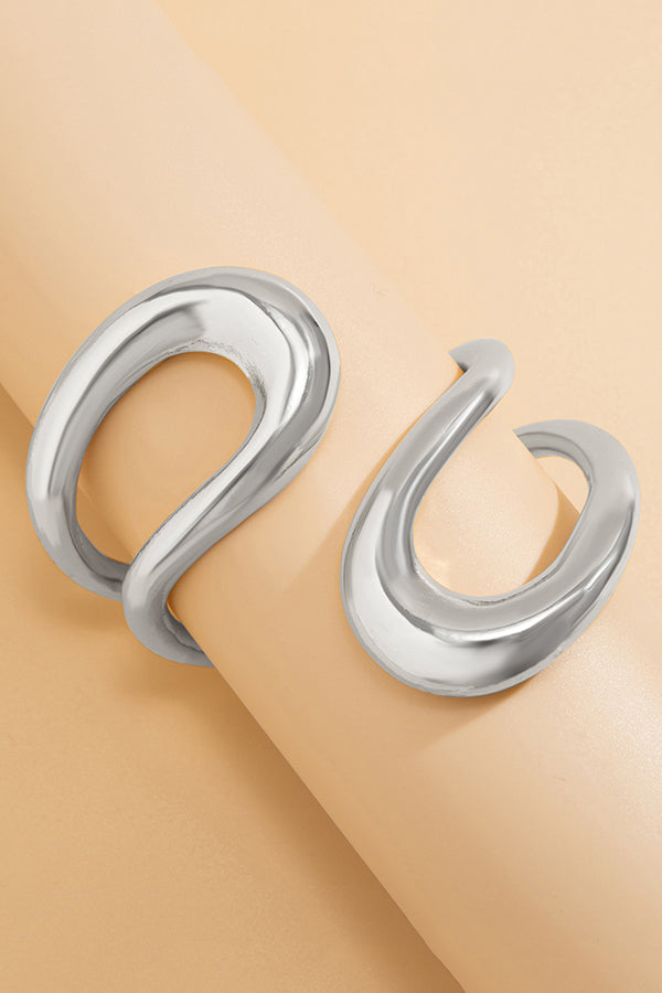 Fashion Alloy Twisted Double Layer Jewelry