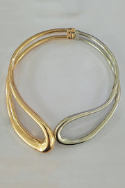 Fashion Alloy Twisted Double Layer Jewelry