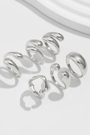 Geometric Cross Open Ring