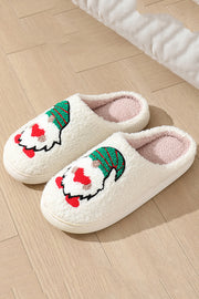 Christmas Cartoon Pattern Warm Cotton Slippers