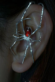 Halloween Punk Spider Earrings