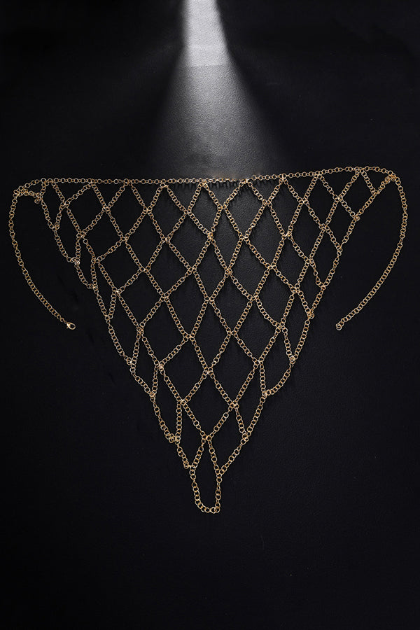 Retro Mesh Metal Chain Hair Accessories